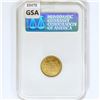 Image 2 : 1909 10K .13oz Denmark Gold NGC MS65
