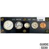 Image 1 : 1955 US Proof Coin Set (5 Coins)