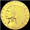 Image 1 : 1908 $2.50 Gold Quarter Eagle CLOSELY UNCIRCULATED