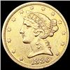 Image 1 : 1886 $5 Gold Half Eagle UNCIRCULATED