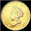 Image 1 : 1854 Rare Gold Dollar CLOSELY UNCIRCULATED
