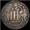 Image 2 : 1868 Silver Three Cent CLOSELY UNCIRCULATED