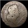 Image 1 : 1723 Rosa Americana 2 Pence NICELY CIRCULATED