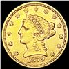 Image 1 : 1879 $2.50 Gold Quarter Eagle UNCIRCULATED