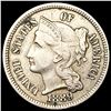 Image 1 : 1889 Nickel Three Cent Strikethrough