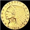 Image 1 : 1912 $2.50 Gold Quarter Eagle CLOSELY UNCIRCULATED