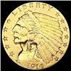Image 1 : 1914 $2.50 Gold Quarter Eagle CLOSELY UNCIRCULATED