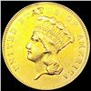 Image 1 : 1855 $3 Gold Piece CLOSELY UNCIRCULATED