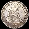 Image 1 : 1861 Seated Liberty Quarter NEARLY UNCIRCULATED