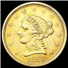 Image 1 : 1853 $2.50 Gold Quarter Eagle CLOSELY UNCIRCULATED