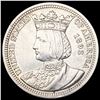 Image 1 : 1893 Isabella Silver Quarter UNCIRCULATED