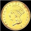 Image 1 : 1862 Rare Gold Dollar UNCIRCULATED