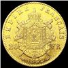 Image 2 : 1862 France .1867oz Gold 20 Francs CLOSELY UNCIRCU