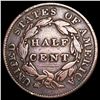 Image 2 : 1835 Classic Head Half Cent NICELY CIRCULATED