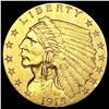 Image 1 : 1915 $2.50 Gold Quarter Eagle UNCIRCULATED