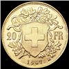 Image 2 : 1947 Swiss .1867oz Gold 20 Francs GEM BU