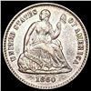 Image 1 : 1860 Seated Liberty Half Dime CLOSELY UNCIRCULATED