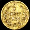 Image 2 : 1855 Round California Gold Quarter HIGH GRADE