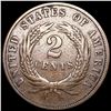 Image 2 : 1869 Two Cent Piece NEARLY UNCIRCULATED