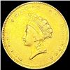 Image 1 : 1854 Rare Gold Dollar CLOSELY UNCIRCULATED