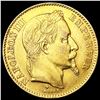 Image 1 : 1867 France .1867oz Gold 20 Francs UNCIRCULATED