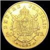 Image 2 : 1867 France .1867oz Gold 20 Francs UNCIRCULATED