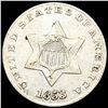 Image 1 : 1853 Silver Three Cent CLOSELY UNCIRCULATED