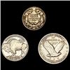 Image 2 : (3) Varied US Coinage (1857, 1918, 1936) LIGHTLY C