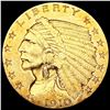 Image 1 : 1910 $2.50 Gold Quarter Eagle CLOSELY UNCIRCULATED