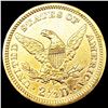 Image 2 : 1873 Open 3 $2.50 Gold Quarter Eagle UNCIRCULATED