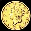 Image 1 : 1851 Rare Gold Dollar LIGHTLY CIRCULATED