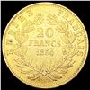 Image 2 : 1854-A France .1867oz Gold 20 Francs CLOSELY UNCIR
