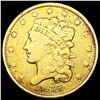Image 1 : 1834 $5 Gold Half Eagle NICELY CIRCULATED
