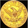 Image 2 : 1891-CC $5 Gold Half Eagle CLOSELY UNCIRCULATED