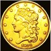 Image 1 : 1834 $5 Gold Half Eagle CLOSELY UNCIRCULATED