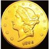 Image 1 : 1890-CC $20 Gold Double Eagle CLOSELY UNCIRCULATED