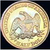 Image 2 : 1857-S Seated Liberty Half Dollar CHOICE BU