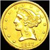 Image 1 : 1867-S $5 Gold Half Eagle UNCIRCULATED