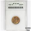 Image 1 : 1916 Wheat Cent ANACS MS63 RED