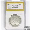 Image 1 : 1823 Capped Bust Half Dollar PGA MS60 Double Profi