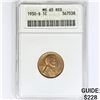 Image 1 : 1930-S Wheat Cent ANACS MS65 RED