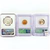 Image 2 : 1934-1955 Set (3) 1C, 5C, 50C NGC, ICG MS