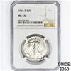 Image 1 : 1946-S Walking Liberty Half Dollar NGC MS65