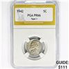 Image 1 : 1942 Jefferson Nickel PGA PR66 Type 1