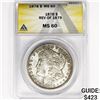 Image 1 : 1878 Rev 79 Morgan Silver Dollar ANACS MS60