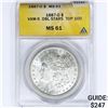 Image 1 : 1887-O Morgan Silv $1 ANACS MS61 VAM5 DBL STARS