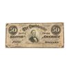 Image 1 : 1864 LG $50 Confederate States of America Note