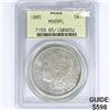 Image 1 : 1885 Morgan Silver Dollar PCGS MS65 PL