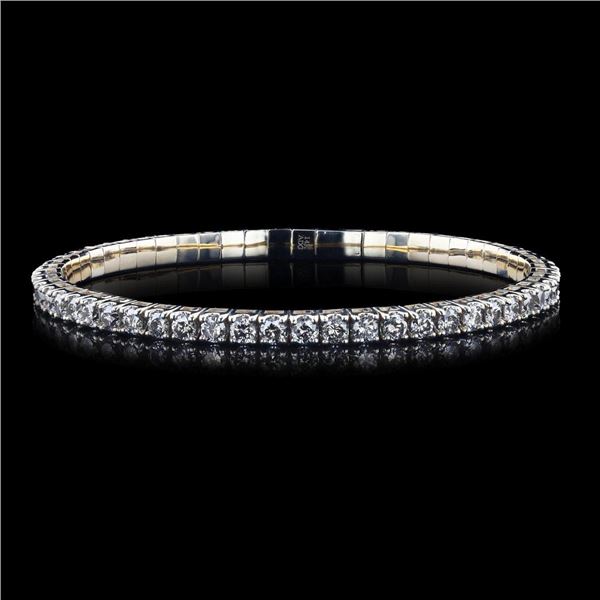 6.06 ctw Diamond 14K Yellow Gold Bracelet