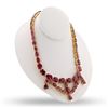 Image 1 : 133.85 ctw Ruby and 2.17 ctw Diamond Necklace